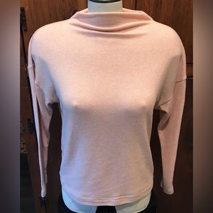 Uniqlo Pale Pink Mock Turtleneck - Size XS